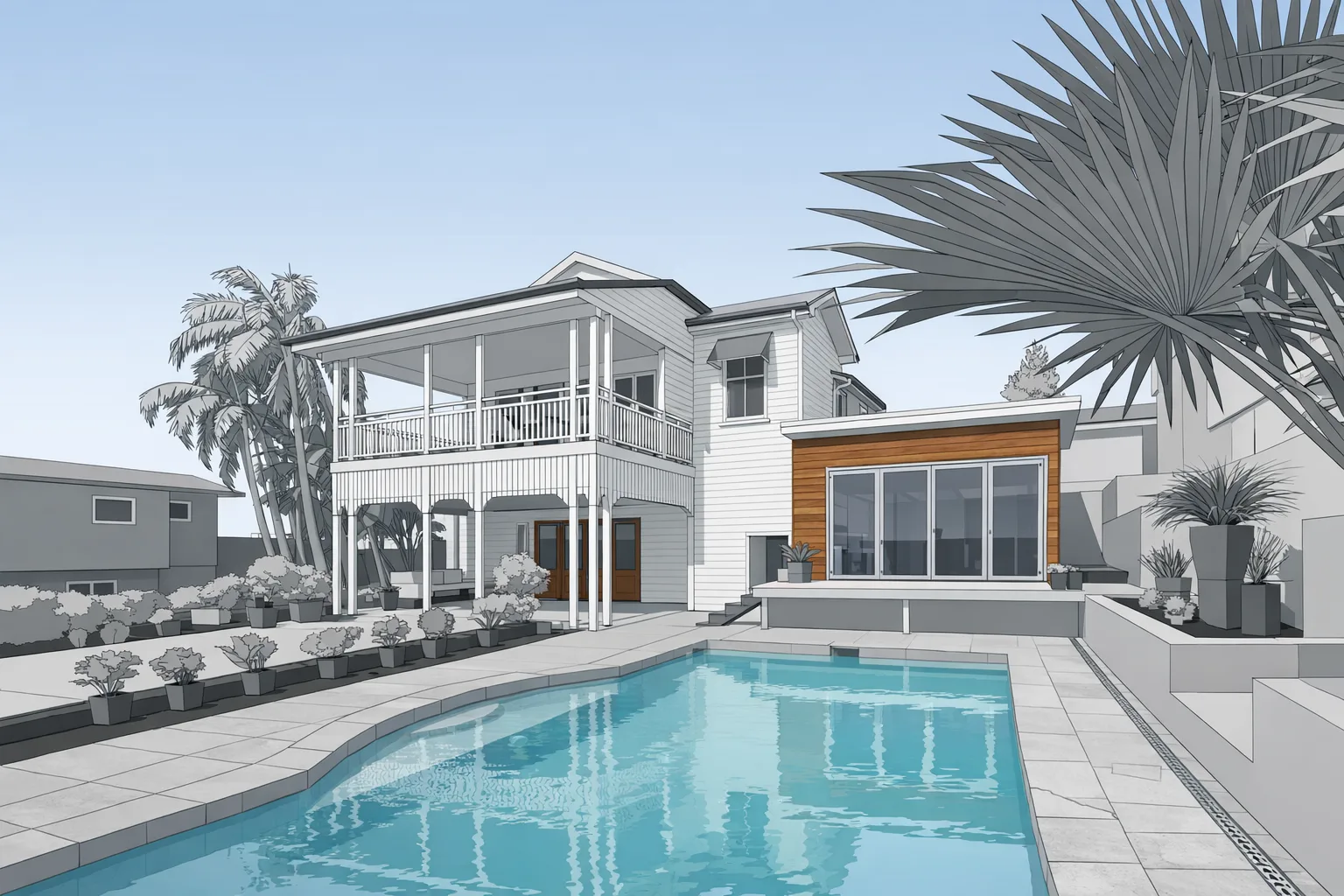 Autodesk Revit BIM model generated from LiDAR point cloud scan data